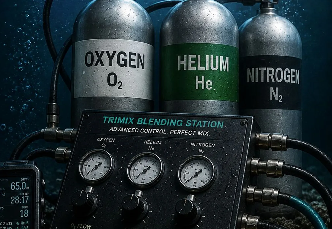 Advanced Gas Blender — technical diving course in the Red Sea