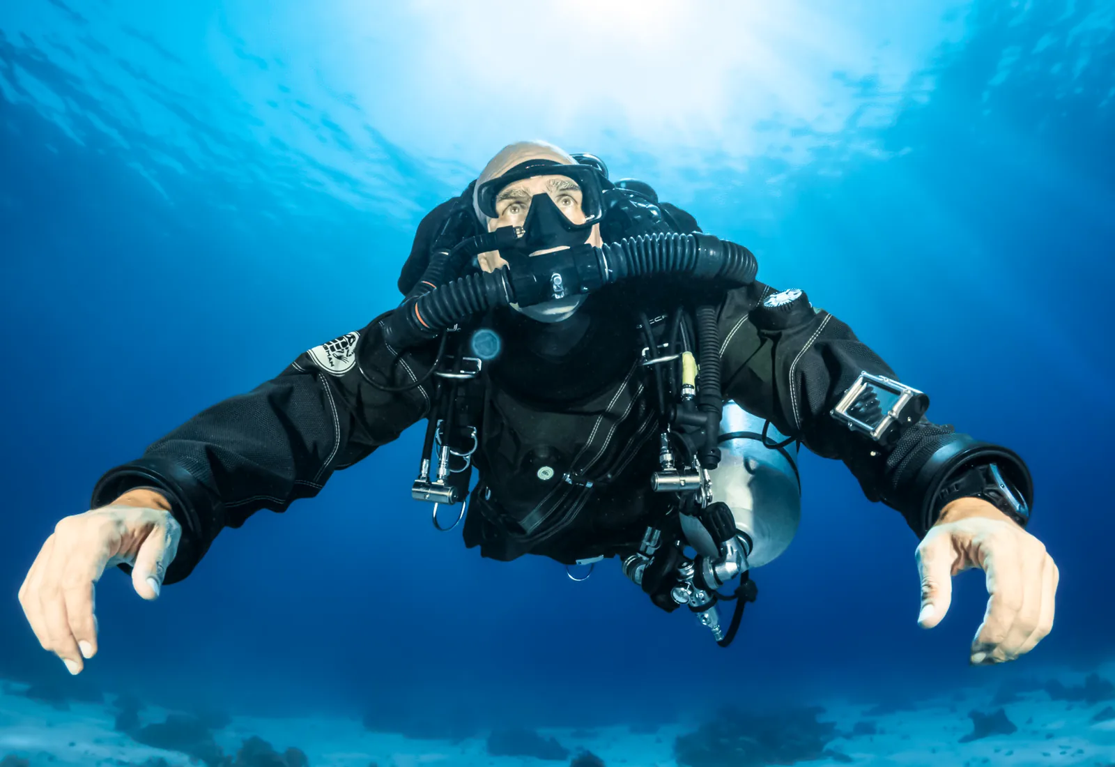 CCR Rebreather Diver — technical diving course in the Red Sea