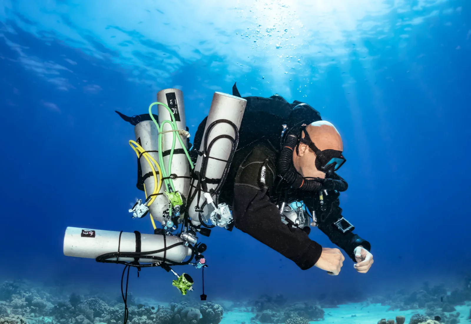 Extended Range Diver — technical diving course in the Red Sea