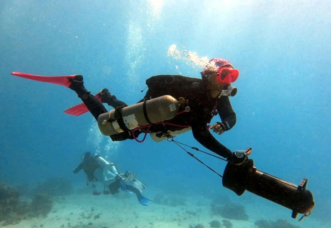 DPV Diver — technical diving course in the Red Sea